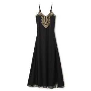 NWT Mara Hoffman hand-beaded maxi gown XS